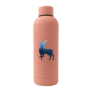 Deer Color 2 17oz Stainless Rubberized Water Bottle